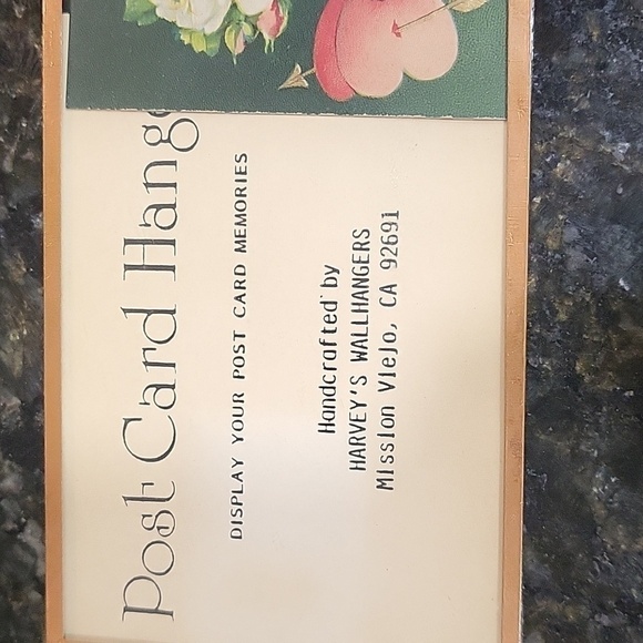 VINTAGE Post Card Frame and Vintage Valentine - Picture 2 of 4